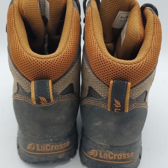 LaCrosse Steel Toe Work Boots Gridline 6” Leather Mens  Work Boots, Brown, NWT main image 5